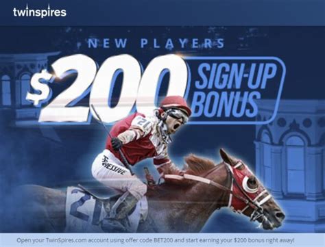 twinspires promo|TwinSpires Offer Code: $200 Deposit Match Horse Racing Promo.